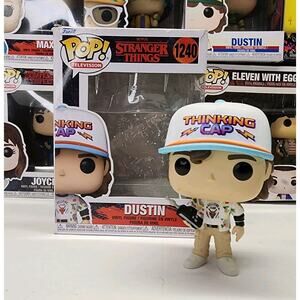 Funko Pop! Stranger Things: Dustin (#1240) Thinking Cap Hellfire Club Tshirt